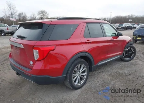 2021 Ford Explorer Xlt из США, поврежденный, VIN 1FMSK8DH0MGA76943